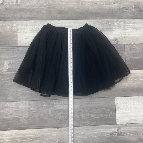 Dance Black Netted Full Skirt Sz M - Picture 8 of 11